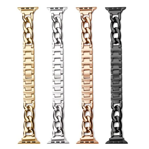 NEW Strap Chain Stainless Band For Apple Watch A - Picture 16 of 17